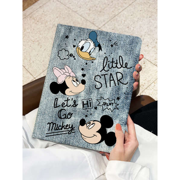 zugu case ipad กรณี iPad เคสป้องกันสำหรับ ipad air5/6กันกระแทก2022ยีนส์เมาส์ mini6พร้อมช่องใส่ปากกา1