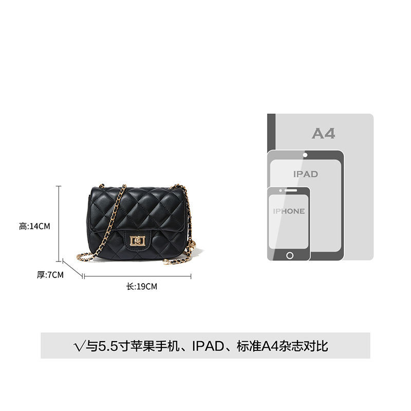 Fd Red Dragonfly หญิงกระเป๋า 2025 สไตล์ใหม่ Niche ins All-Match Commuter Chain กระเป๋าเวอร์ชั่นเกาหล