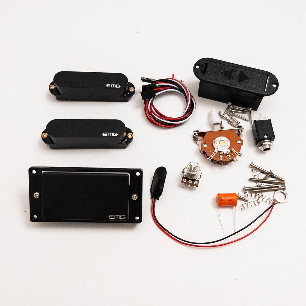 EMG ปิ๊กอัพกีต้าร์ Active SSH Humbucker Pickups Potentiometer สีดํา (1 กระถาง/2 กระถาง/3 กระถาง)