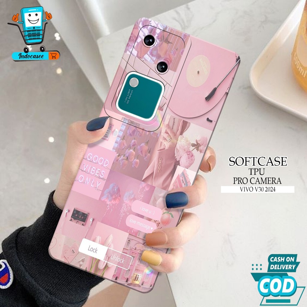 เคส VIVO V30 2024 ล่าสุด - เคส VIVO V30 2024 Softcase - เคสแฟชั่น - เคส VIVO V30 2024 - เคส Pro Came