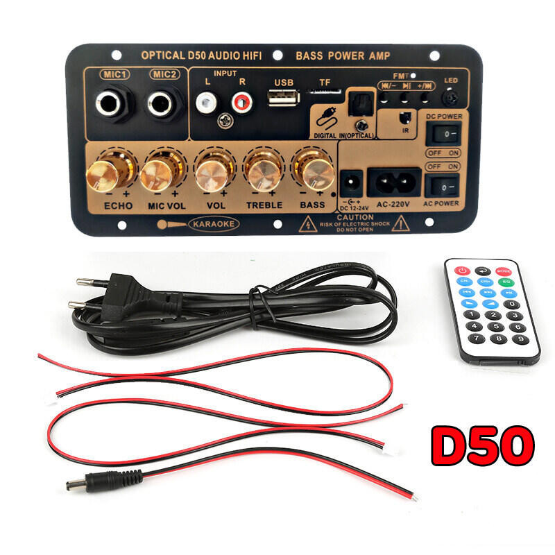 VFOE  D50 แอมป์จิ๋ว แอมป์จิ๋วบลูทูธ ขยายเสียง 900W แอมป์บลูทูธ แอมป์จิ๋วโม แอมป์ขยาย แอมลําโพง