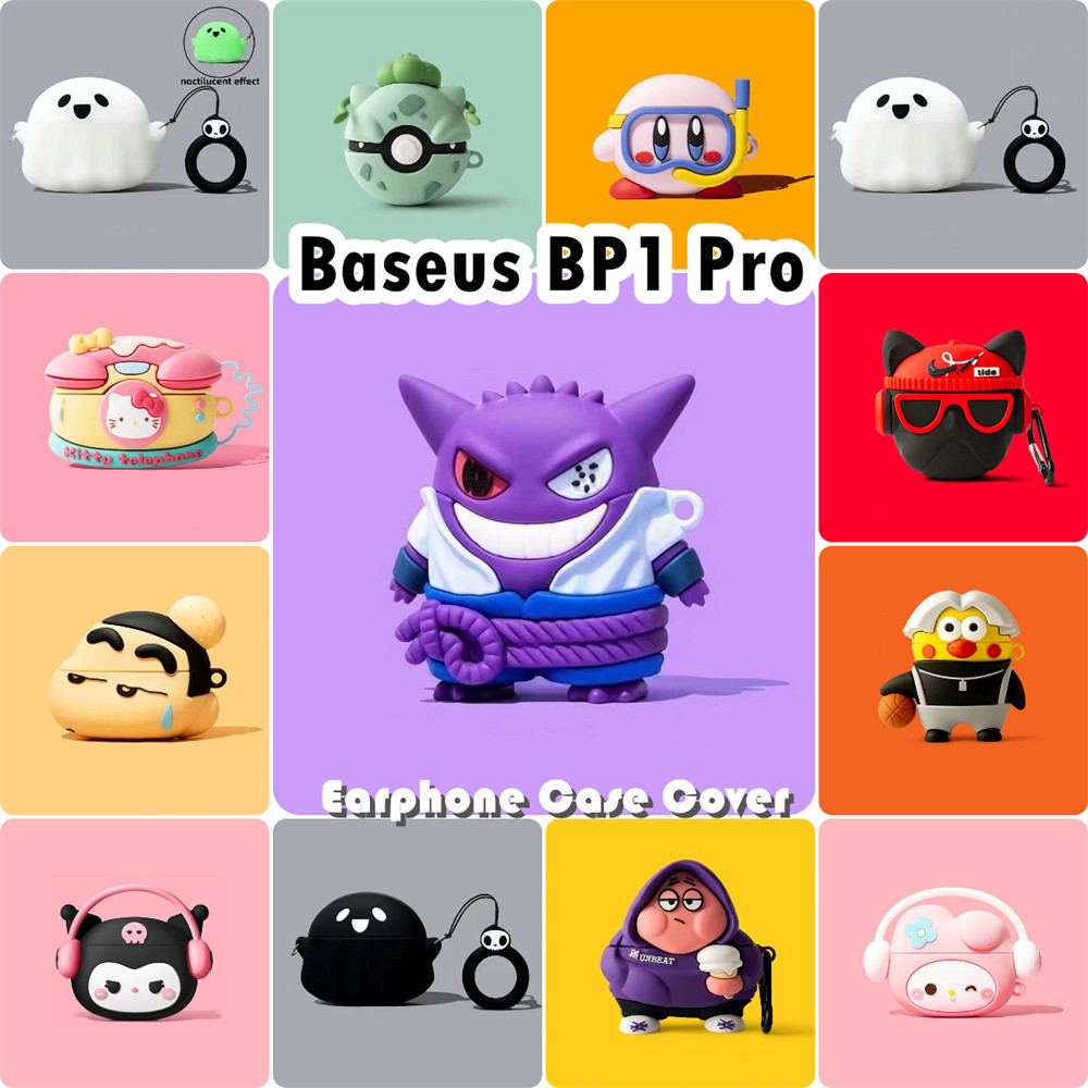 InnovationFor Baseus BP1 Pro Caseอินเทรนด์การ์ตูนซิลิโคนอ่อนนุ่มหูฟังกรณีNO.2
