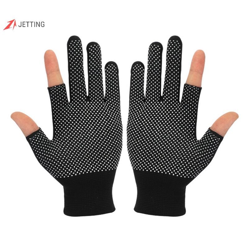 FSTH ลื่น Touchscreen ถุงมือไนลอนผู้ชายผู้หญิงฤดูร้อนกลางแจ้งขี่กีฬาฟิตเนส Breathable ลื่นถุงมือครึ่งนิ้ว HH