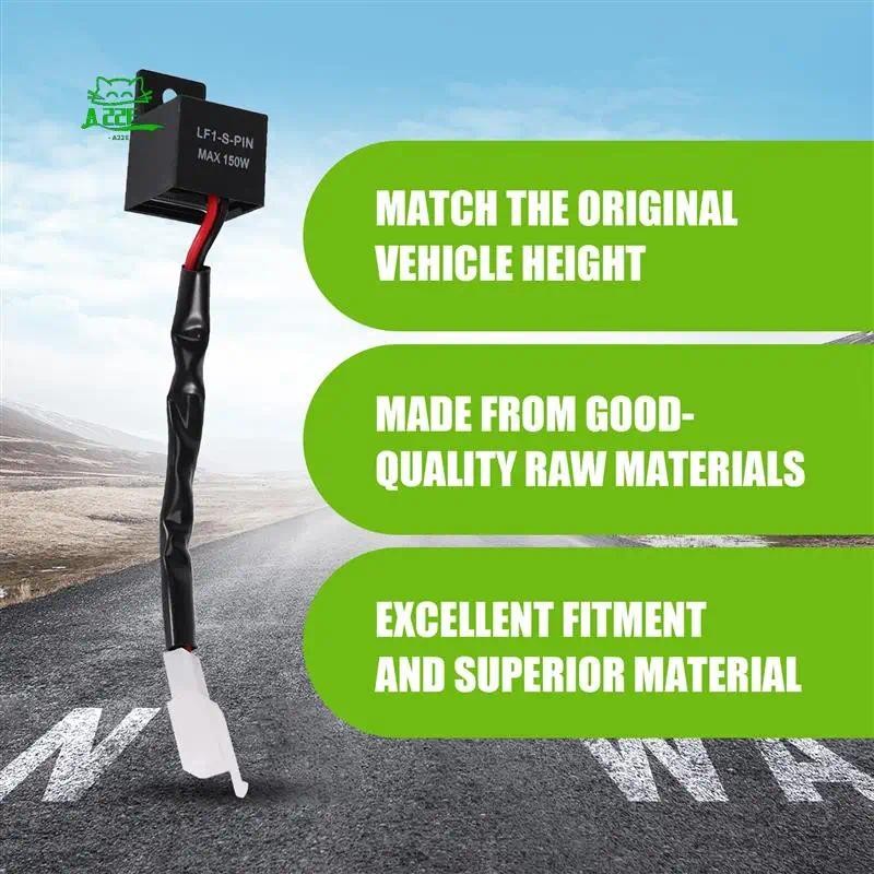 A22E-12V LED รีเลย์ตัวบ่งชี้รีเลย์รถจักรยานยนต์ Quad โหลดตัวบ่งชี้อิสระ LF1-S-PIN MAX 150W 2 PIN