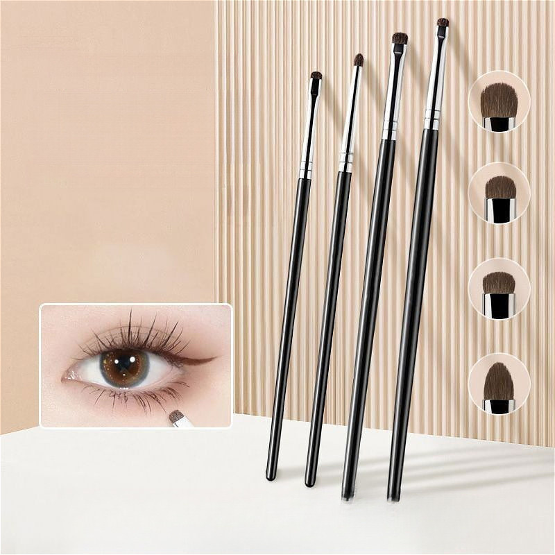 Small Fine Eyeshadow Makeup Highlight & Blending Cone Brush สําหรับใต้ตาและคอนทัวร์ตา