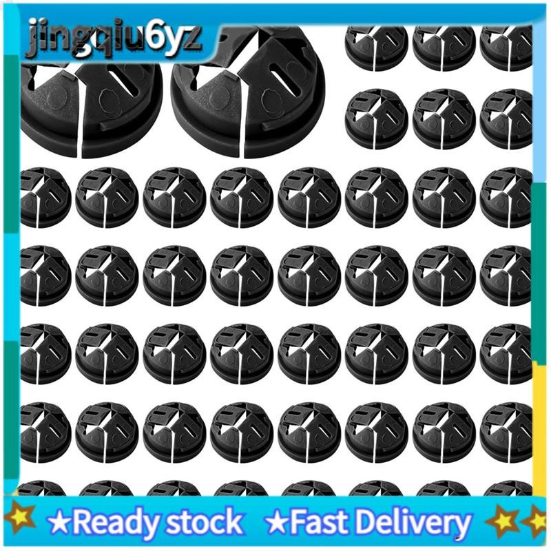 J & U100pcs Push-in Cable Connectors ตัวเชื่อมต่อสายเคเบิล 3/8-1/2 นิ้ว Push in Connector พลาสติกไฟฟ