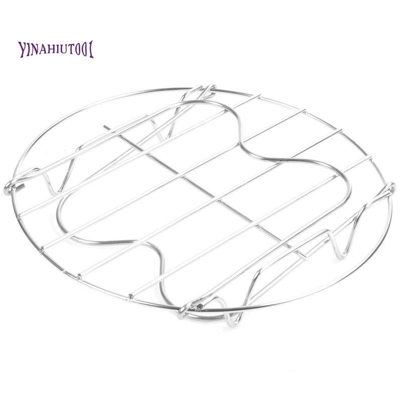 Yinahiut001Pot Trivet พร้อมที่จับสําหรับ 6 หรือ 8 Quart หม้ออุปกรณ์เสริมสแตนเลสหม้อความดัน Trivet หม