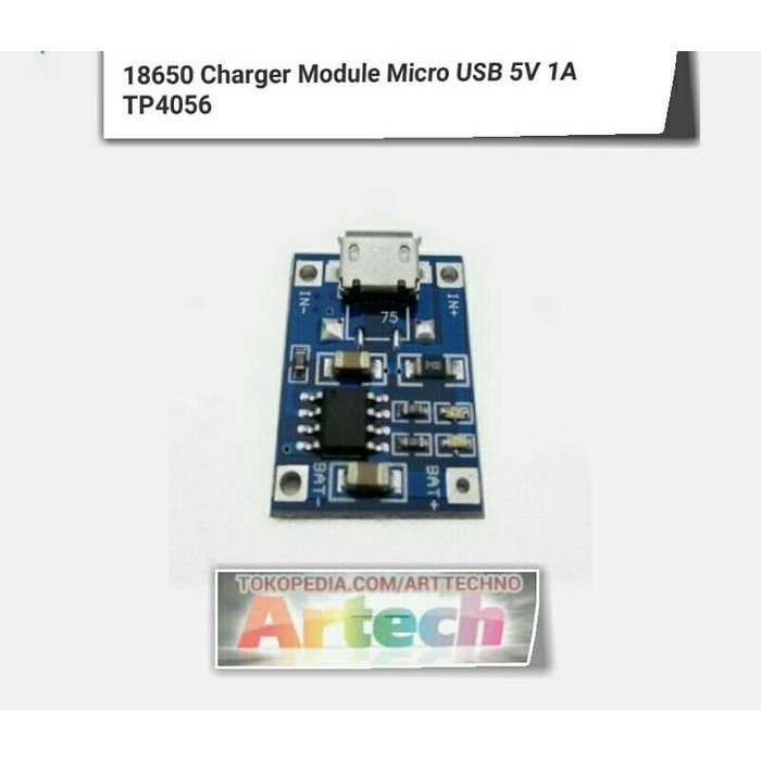 TP4056 5V 1A MICRO USB Module CHARGER