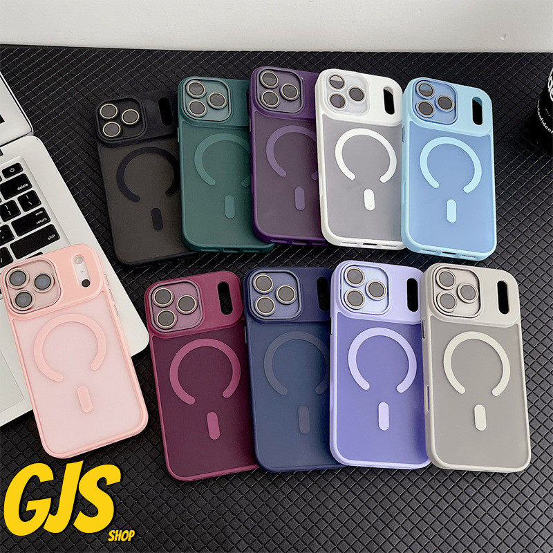 การป้องกันเลนส์ Fine-hole Frosted Anti-drop เคสโทรศัพท์สําหรับ Iphone12 13 14 15 16 17PM PLUS PRO