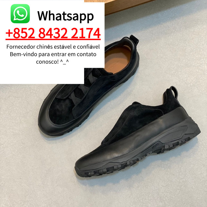 Zegna2025 รองเท้าผ้าใบแฟชั่นลําลองสําหรับผู้ชายรองเท้าเทนนิส