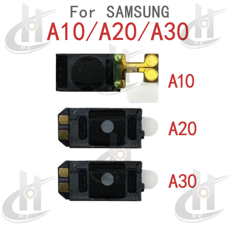 Top Ear Speaker Receiver Flex Cable สําหรับ Samsung Galaxy A10 A20 A30 หูฟังชิ้นส่วนลําโพง