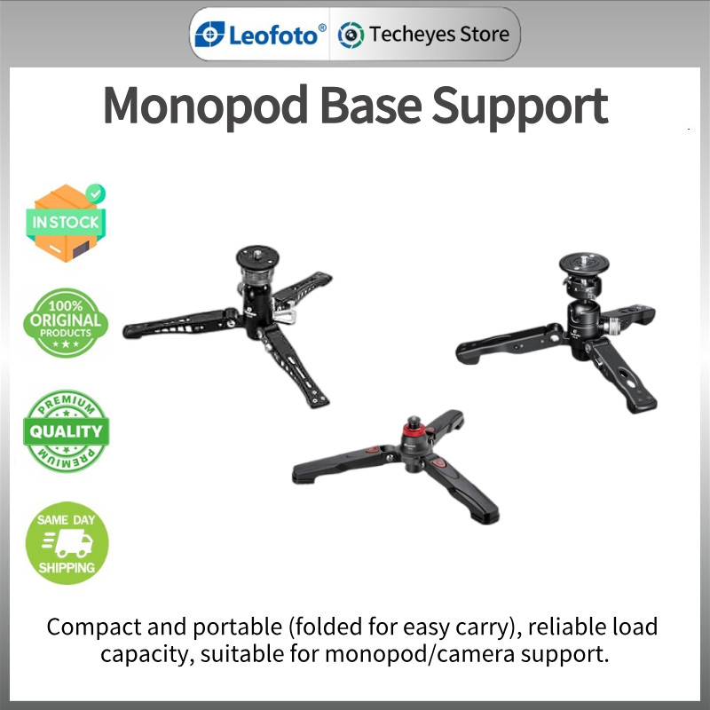 Leofoto Pedal Monopod Base (VD-04/03/02) สําหรับกล้องถ่ายภาพ/กลางแจ้ง/ฟิล์ม