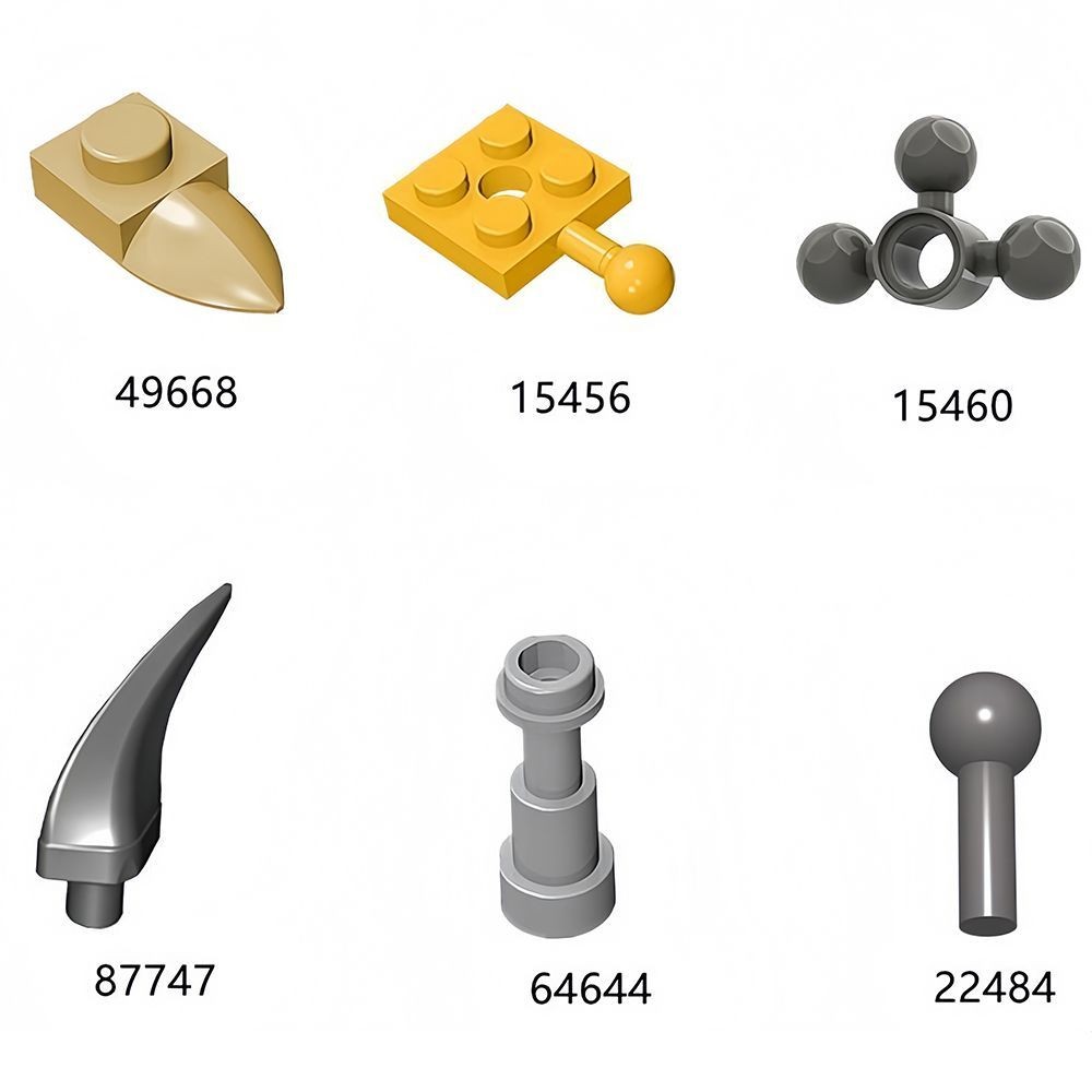 ในประเทศเข้ากันได้เลโก้อนุภาคขนาดเล็กอาคารบล็อกกรงเล็บสัตว์49668 87747ชิ้นส่วนพิเศษ15456 250822