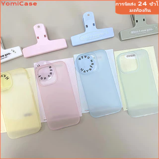 สครับเคสโปร่งใสสำหรับไอโฟน11 12 13 14plus 15PRO 16promax กรณีโทรศัพท์มือถือ ป้องกันการชนกัน6/7/8PLUS X/XR/XS PROMAX