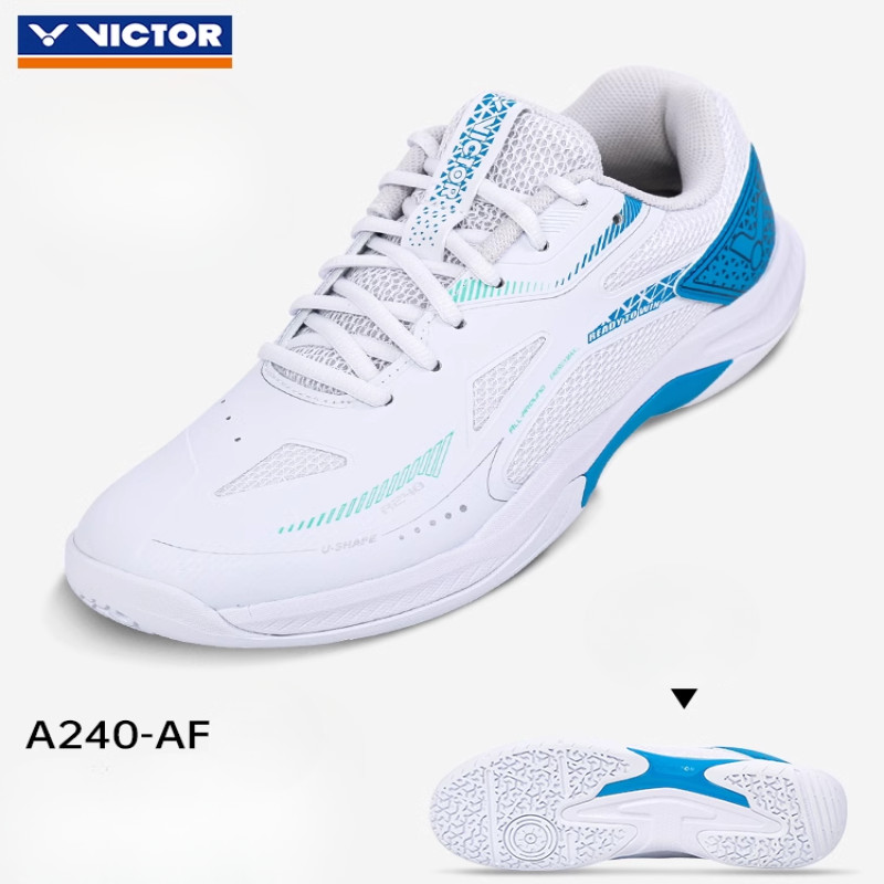 Victor A170 รองเท้าแบดมินตันผู้ชายและผู้หญิง รองเท้าผ้าใบ กันลื่น น้ำหนักเบาA240
