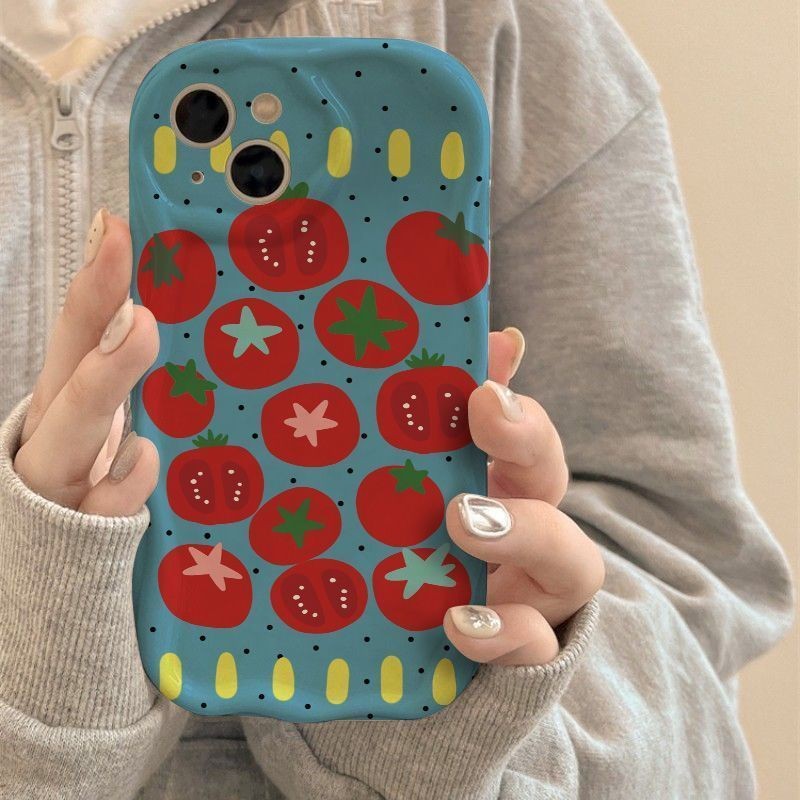 เคสมะเขือเทศน่ารัก Samsung A07 A17 A15 A16 A12 A13 A71 A22 A32 A52 A51 A31 A33 A55 A56 A35 A04 A03 A