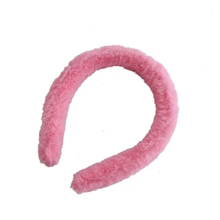 ที่คาดผมน่ารัก Plush Hair Band คลิปผมหญิงสาว Wide Side Head Hoop ร้อยอุปกรณ์เสริมผมสำหรับสาวนักเรียน