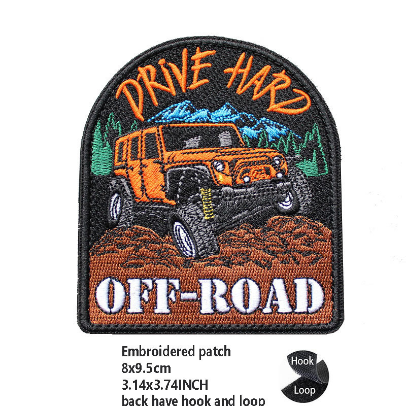 ออกแบบใหม่ Velcro Patch HAPPY CAMPER Camping ปลอกแขนภูมิทัศน์ธรรมชาติ Yamagawa River แพคเกจกลางแจ้งสติกเกอร์ - รูปที่ 3