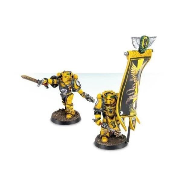 Space Marines H677 MK4 IMPERIAL FISTS LEGION COMMAND Microscopic Resin Model