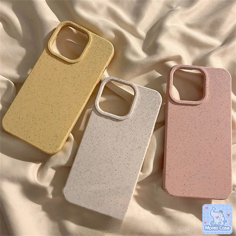 เคสที่ย่อยสลายได้ของสีทึบ Samsung A03s A15 A13 A12 A24 A03 A14 A23 A21s A54 A33 A05 A05s A50 A25 A32 A52 A02s A04s A04E