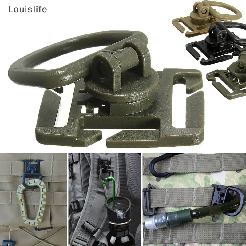 Llph 1PCS MOLLE Sternum Strap System หมุน D-Ring หมุนหัวเข็มขัด 18 มม. 25 มม. Webbing LLP