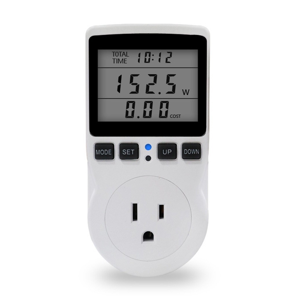 Digital Watt Power Meter Electric Monitor US UK EU ปลั๊กซ็อกเก็ตแรงดันไฟฟ้า Wattmeter การใช้พลังงาน 