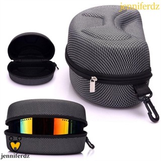 Jenniferdz กระเป๋าใส่แว่นตาสกี กล่องแข็ง กันน้ํา มีซิป สีดํา…