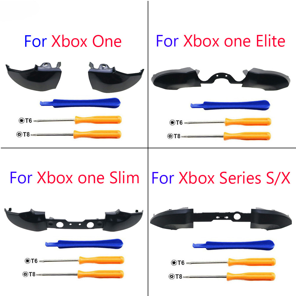 Nslikey 1 ชุดสําหรับ Xbox One Series XS Elite Controller เปลี่ยน RB LB กันชนปุ่มทริกเกอร์อุปกรณ์เสริมเกมสําหรับ Xbox One Control