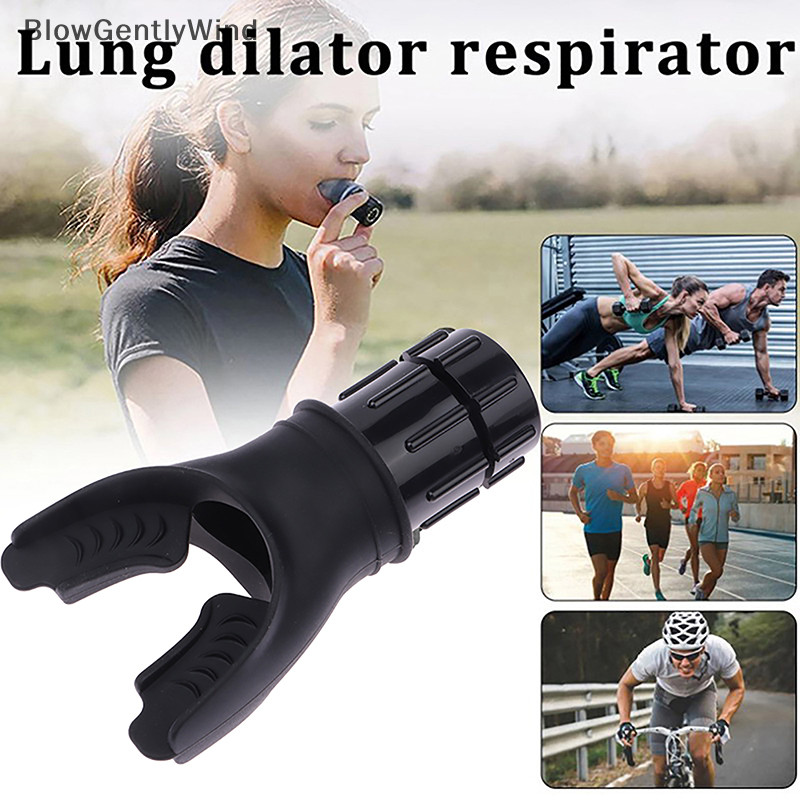 Blowgentlywind Breathing Trainer Lung Respirator อุปกรณ์ฟิตเนส Respiratory ซิลิโคนความสูงการฝึกอบรมกลางแจ้งการออกกําลังกายเครื่องมือ BGW