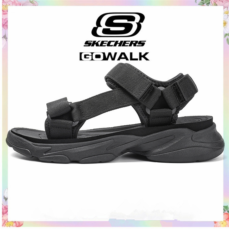 Skechers_ รองเท้าผู้ชาย skechers_ รองเท้าผู้ชาย skechers_ sandal บุรุษสุภาพสตรีรองเท้ารองเท้าแบน ske