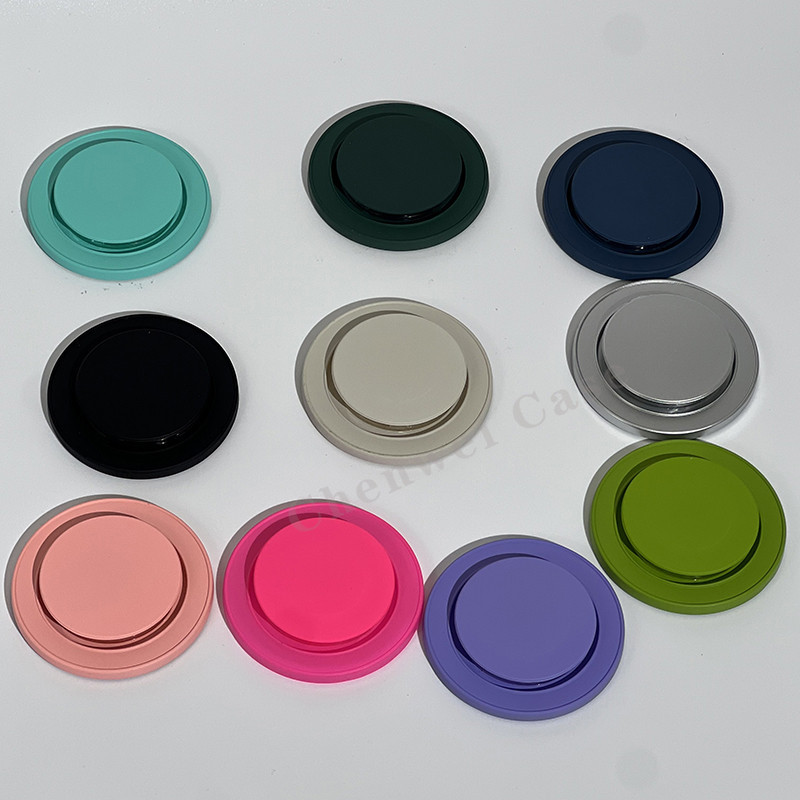 เกาหลี อิน ร้อนสีทึบรอบวงเล็บแม่เหล็กพลาสติกเหมาะสําหรับโทรศัพท์มือถือการดูดซับที่แข็งแกร่งนุ่มสีลูกกวาดสีน้ํามันทา