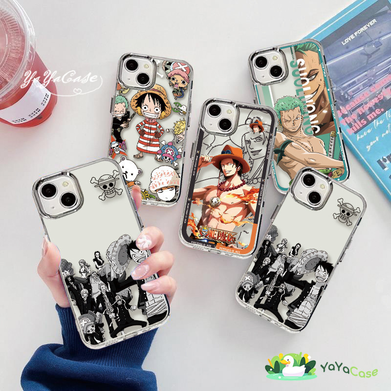 สำหรับ iPhone11 13 Case For เคสไอโฟน14 15 12 pro max 7 8 14 15 Plus X XR XS Max Cool รุ่นโจรทะเล ขั้นสูง กรอบรูปโลหะเคส