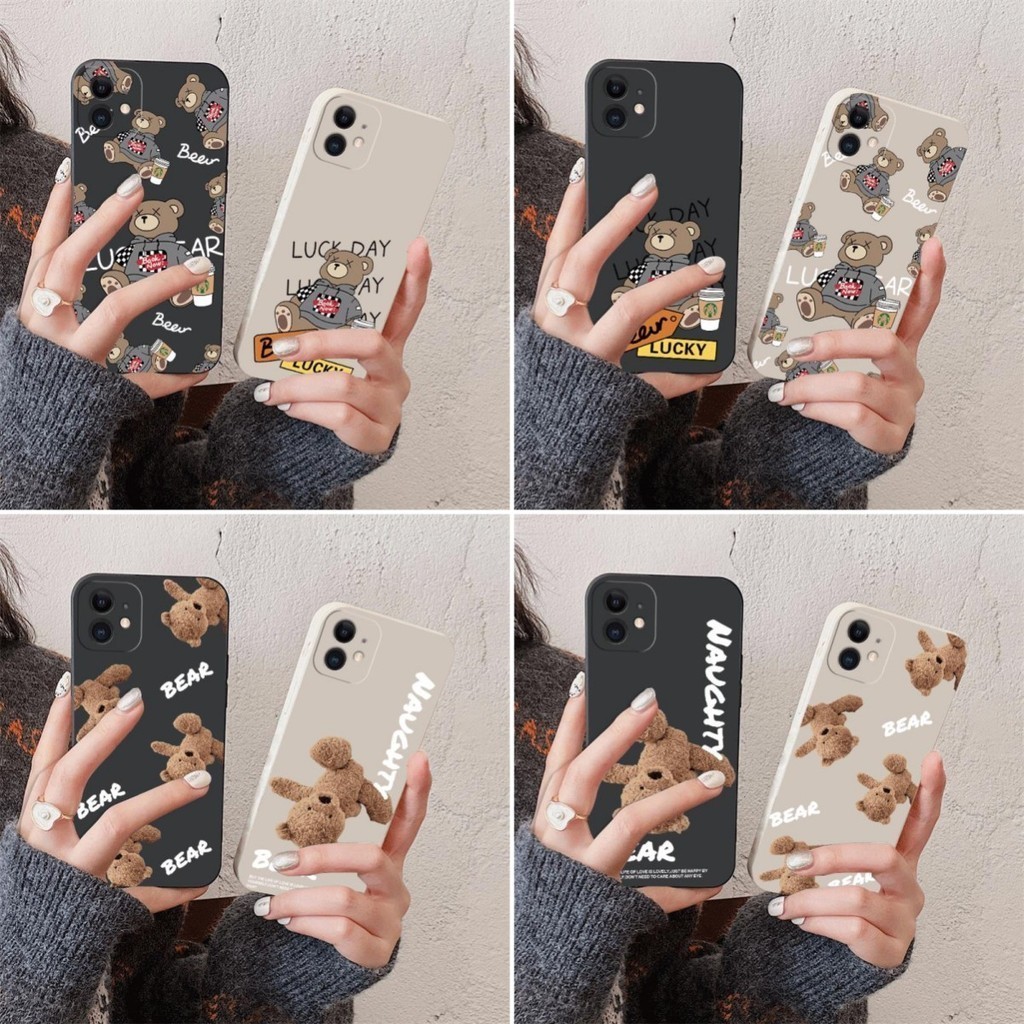 Creative สามมิติหมีกันกระแทกเคสโทรศัพท์OPPO reno 2 3 4 pro 10X ZOOM Z reno ACE 2Z 2F 4Z 4F reno3 ren