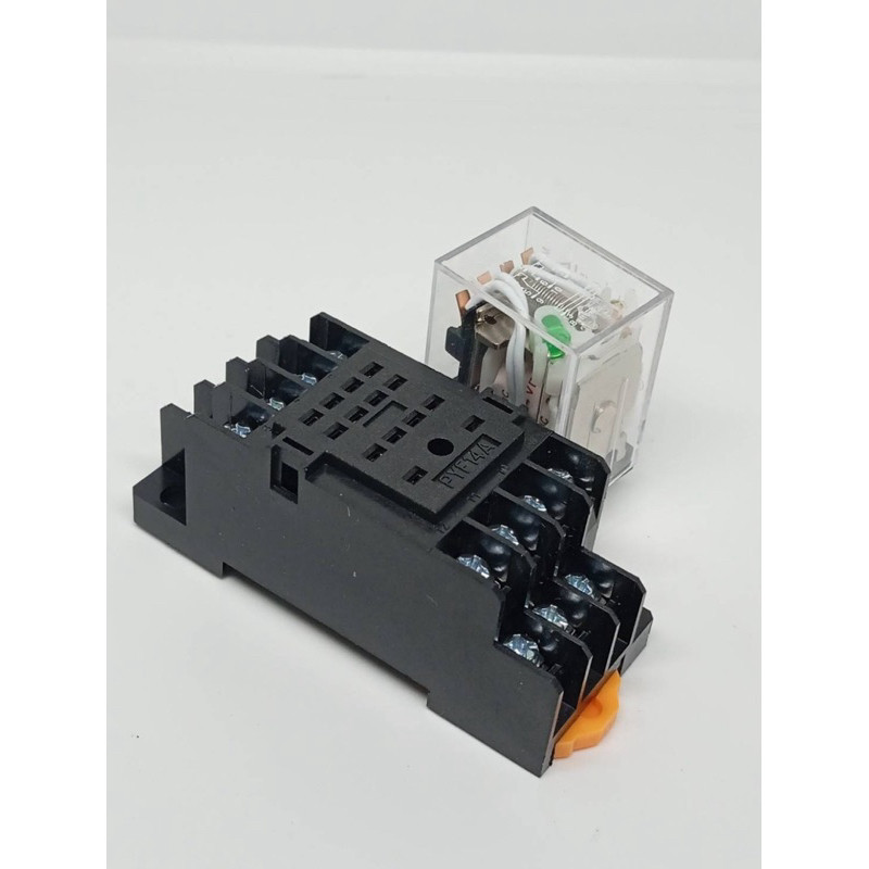 รีเลย์ ซ๊อคเก็ต RELAY my2 my2n  my4n my2n+socket my4n+socket DC12v DC24v AC220v