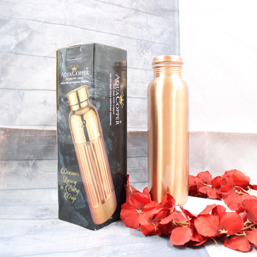 Aqua Copper Water Bottle - ดีไซน์ใหม่ 950ml