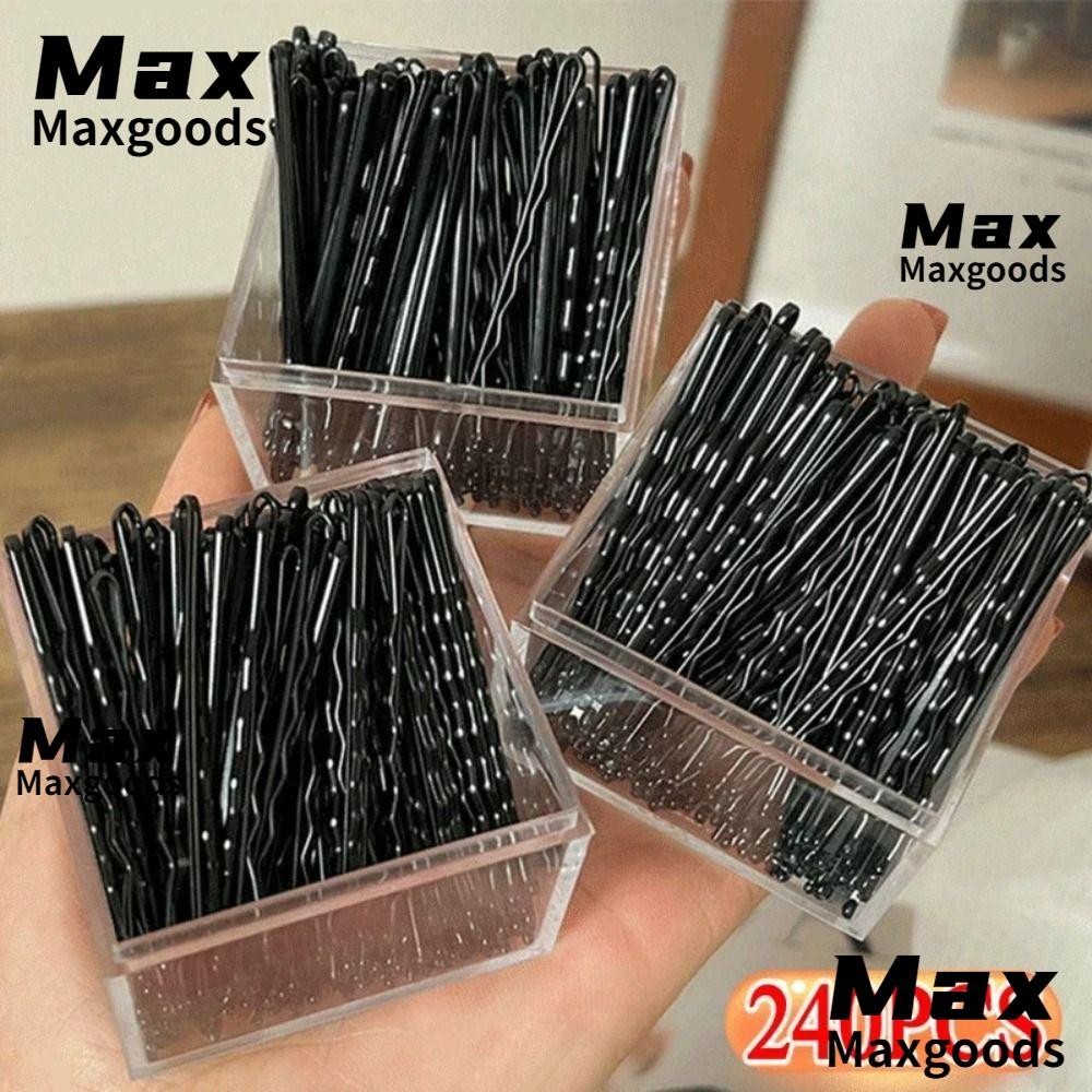Maxg 60/240 ชิ้นกิ๊บสีดํา,กิ๊บติดผมผู้หญิงรูปตัวยูที่มองไม่เห็น,กิ๊บ Wave BB