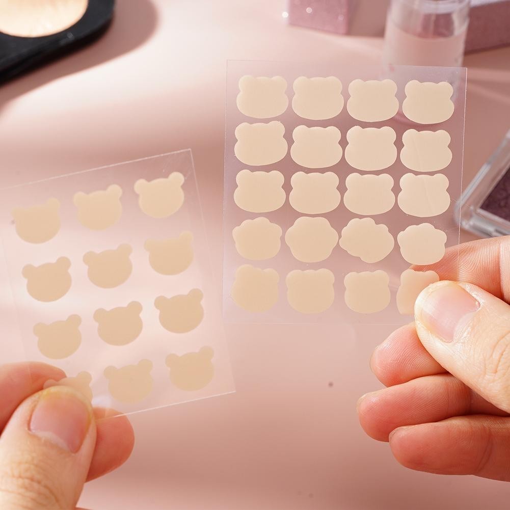 การ์ตูนน่ารักหมีและแมวรูปสิวแพทช์สิวแพทช์ไฮโดรคอลลอยด์ความงามสติ๊กเกอร์