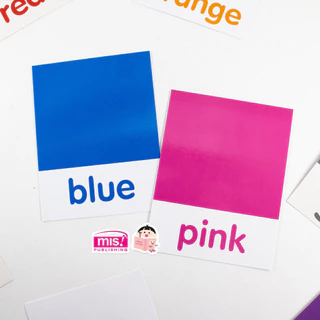 การ์ดช่วยจำ เรียนรู้สีสันพร้อมคำศัพท์ภาษาอังกฤษ My First Colors