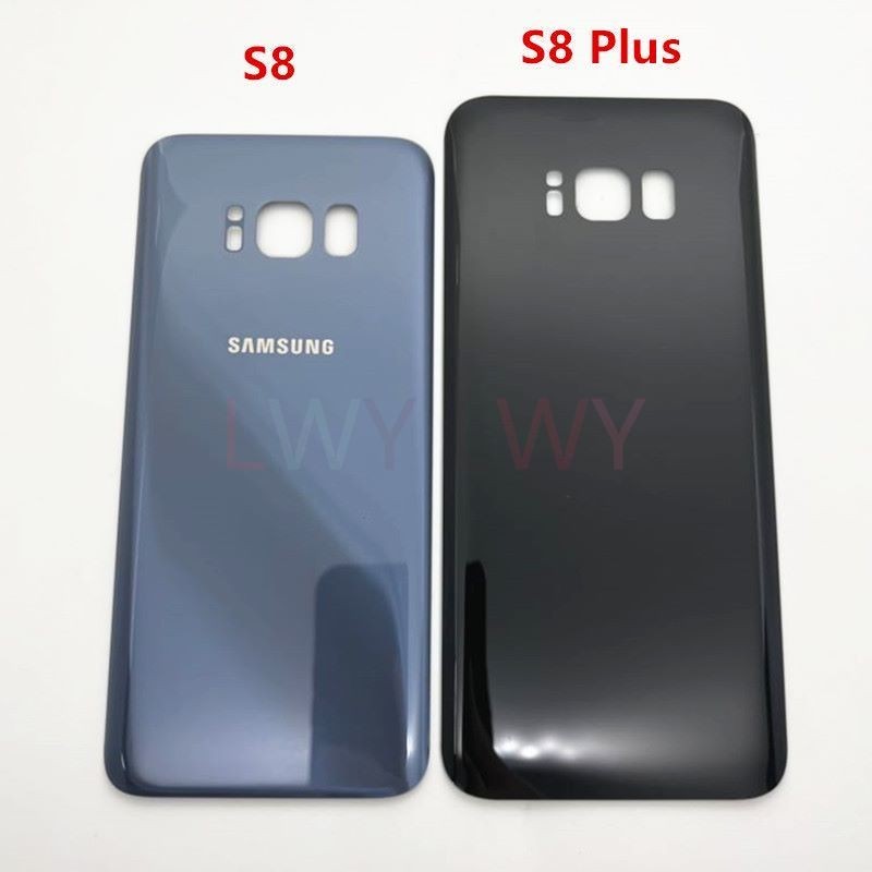 SAMSUNG ฝาหลังแบตเตอรี่สําหรับSamsung Galaxy S8 G950 SM-G950F G950FD S8 Plus S8+ G955 SM-G955F G955F