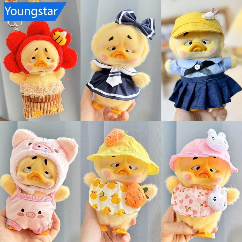 [ForeverYoung] เสื้อผ้าสําหรับ Annoying Duck for Upset Duck Plush Series เสื้อผ้าเด็กอุปกรณ์เสริมเป็ดสีเหลืองขนาดเล็กตุ๊กตาเสื้อผ้า F8U3