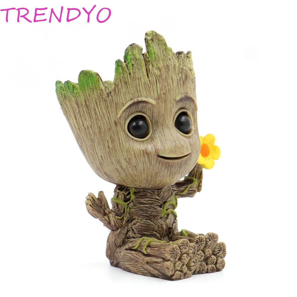 Trendyo Groot Action Figure ของเล่นเด็กสําหรับของขวัญของเล่นรูป Avengers Marvel 6 ซม.ตุ๊กตา
