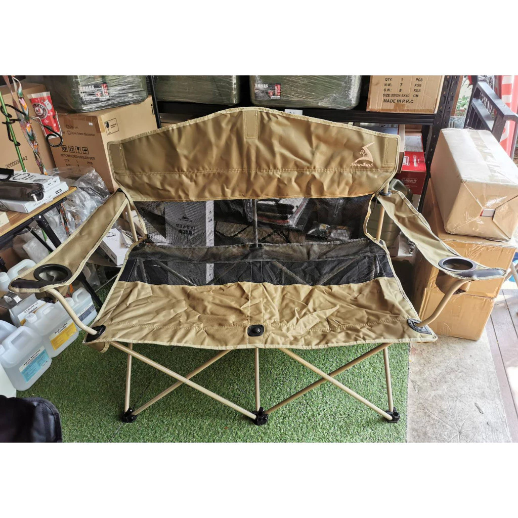 เก้าอี้พกพา เก้าอี้นั่งคู่ TWIN CHAIR ของสนามเดินป่า by Jeep Camping thumbnail 8