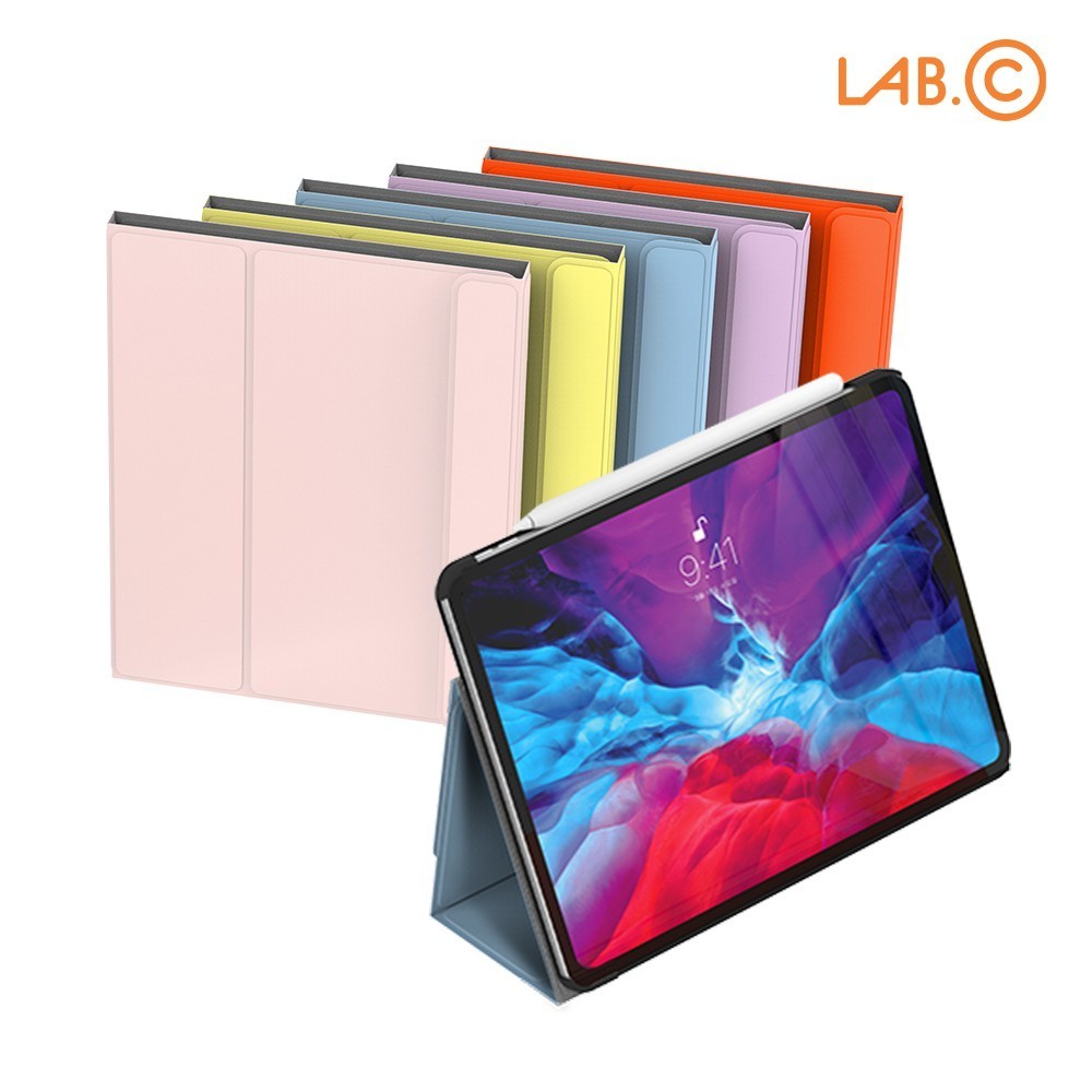 LAB.C รุ่น Slim Fit Macaron เคสไอแพด กันกระแทก, มีฝาพับ, สีพาสเทล
