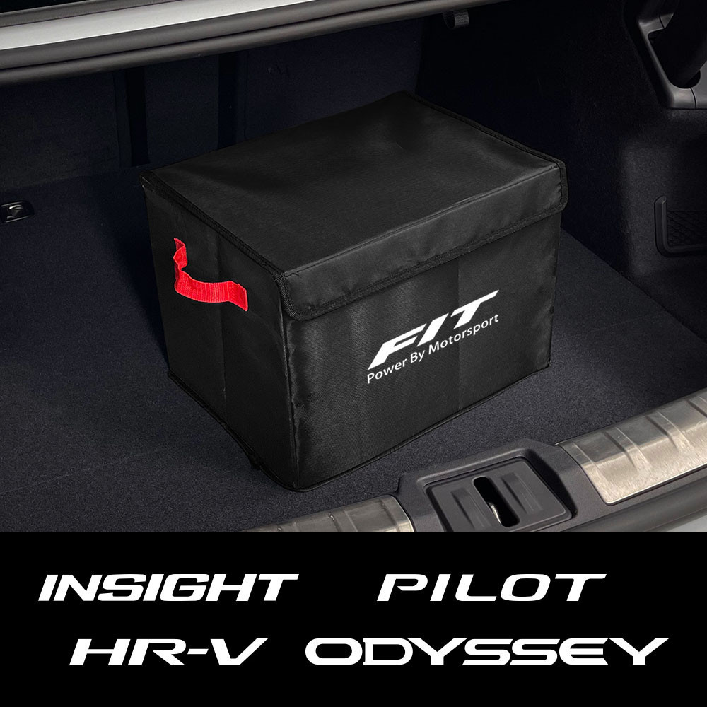 แบบพกพากล่องคอนเทนเนอร์อุปกรณ์เสริมสําหรับ Honda Fit Insight Pilot HRV Odyssey City Mugen Jazz TypeS Vtec TypeR Modulo