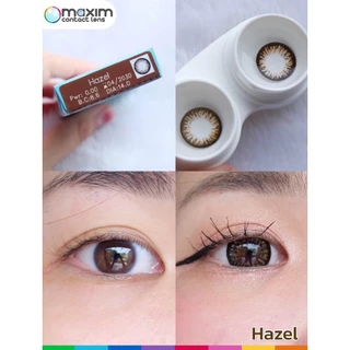 maxim คอนแทคเลนส์สี รายเดือน รุ่นตาสวย กล่องสีฟ้า (1 กล่อง 1 คู่