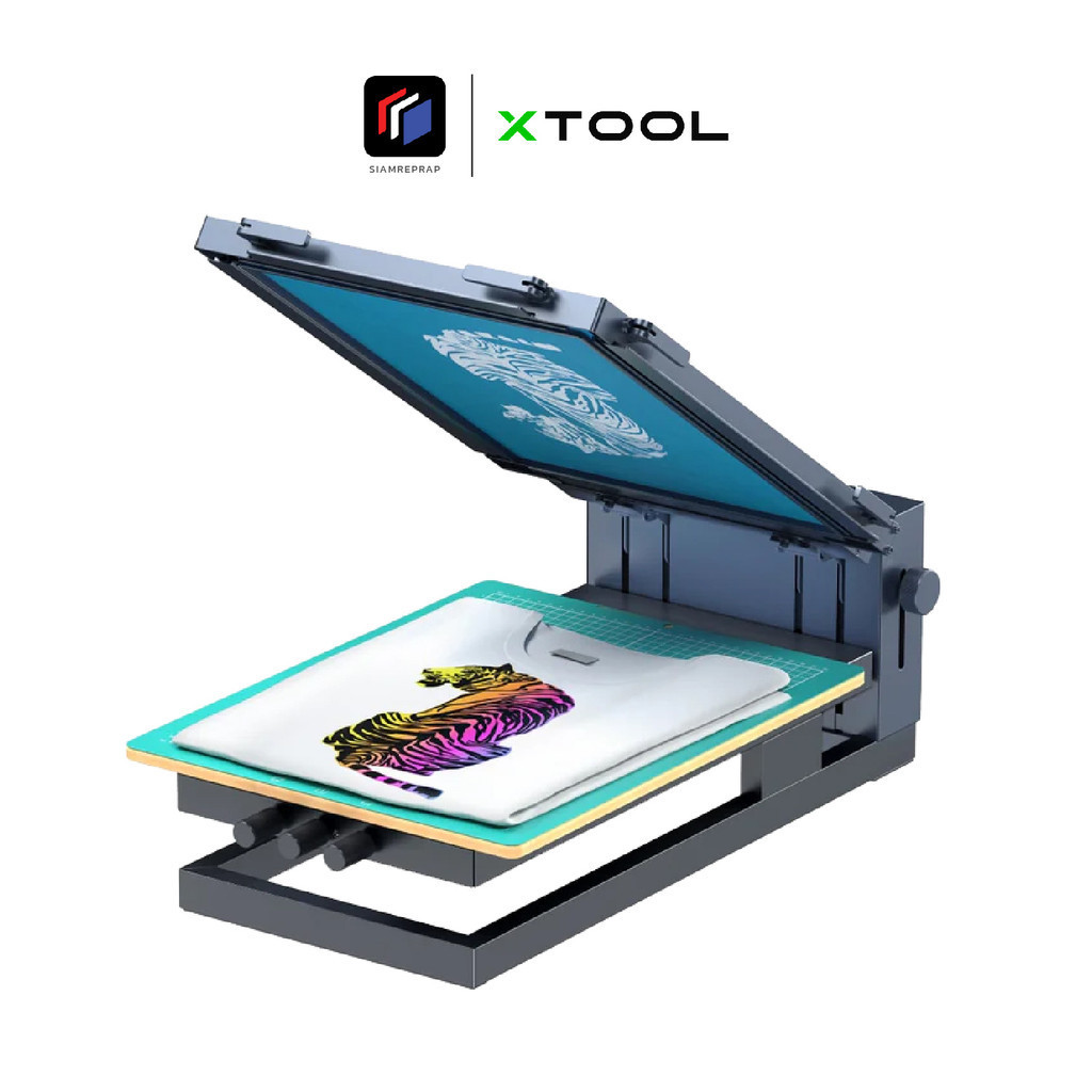 เครื่องพิมพ์ภาพสกรีน xTool รุ่น Basic Kit ทำบล็อคภาพจากเครื่อง Laser แล้วสกรีนลง ผ้า / กระเป๋า / เสื