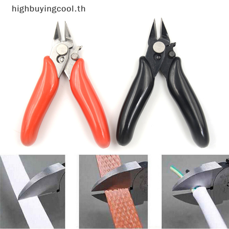 Hcth Mini Diagonal Side Cutg 3.5 "Sharp คีมสายเครื่องตัดลวดซ่อมเครื่องมือมือ HOT