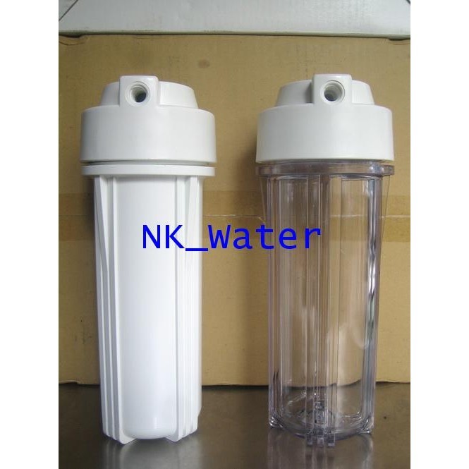 กระบอกกรองน้ำ 10นิ้ว กระบอก Housing 10นิ้ว 2หุน แบบใสและทึบ