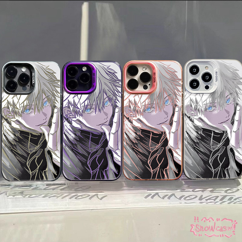 การ์ตูนโกโจซาโตรุแบบนุ่ม เคสSamsung A15 A05 A12 A14 A11 A32 A34 A54 A03s A03 A30s A53 A03 A05s A13 A24 A55 A04s
