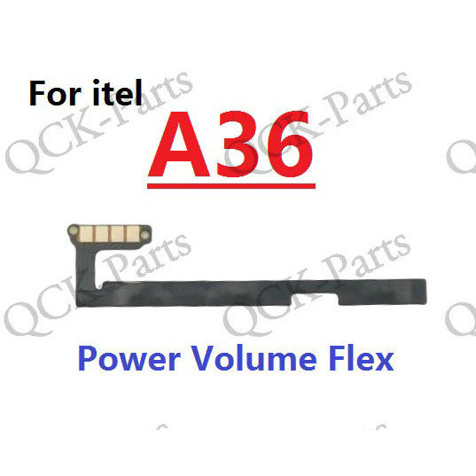 For itel A17 A33 A36 A60 A662 A662L P37 P33 P36 Play Power ON OFF Mute สวิทช์ปริมาณ Flex เปลี่ยนสําห